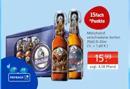 Getränke City Mönchshof verschiedene sorten Angebot
