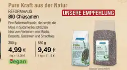 Vitalia Reformhaus bio chiasamen Angebot