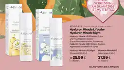Vitalia Arya laya hyaluron miracle lift Angebot