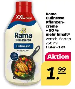 NETTO Rama culinasse pflanzencreme Angebot