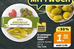 NETTO La campagna antipasti-mixteller Angebot