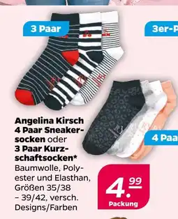 NETTO Angelina kirsch sneakersocken Angebot