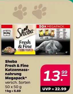 NETTO Sheba fresh & fine katzennassnahrung megapack Angebot