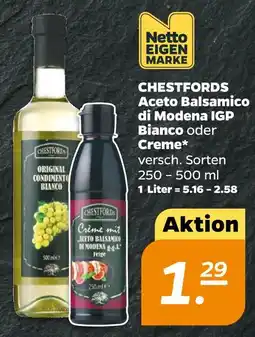 NETTO Chestfords aceto balsamico di modena igp bianco Angebot