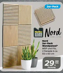 NETTO Nord 2er-pack wandpaneel Angebot