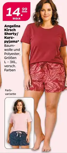 NETTO Angelina kirsch shorty/kurz-pyjama Angebot