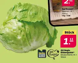 NETTO Netto eigenmarke go regio eisbergsalat Angebot