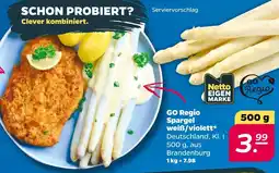 NETTO Go regio spargel weiß/violett Angebot