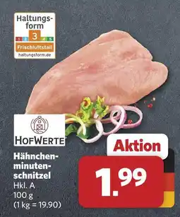 Combi Hofwerte hähnchen-minuten-schnitzel Angebot