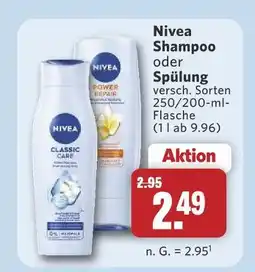 Combi Nivea shampoo classic care Angebot
