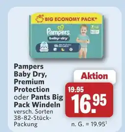 Combi Pampers baby dry, premium protection Angebot
