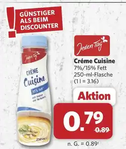 Combi Jeden tag crème cuisine Angebot