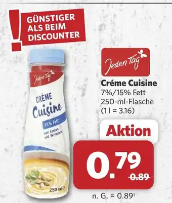 Combi Jeden tag crème cuisine Angebot