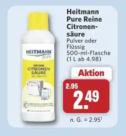 Combi Heitmann pure reine citronensäure pulver Angebot