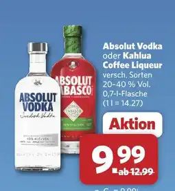 Combi Absolut vodka Angebot