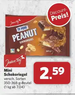Combi Jeden tag mini schokoriegel Angebot