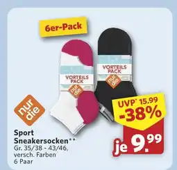 Combi Nur die sport sneakersocken Angebot