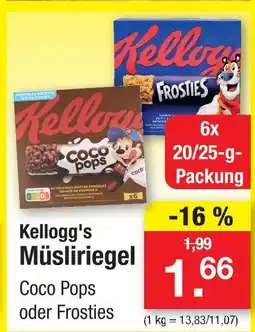 Zimmermann Kellogg's müsliriegel Angebot