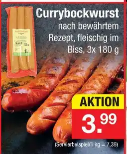 Zimmermann Currybockwurst Angebot