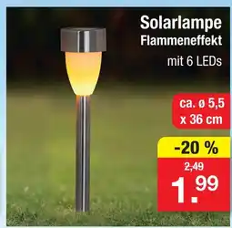 Zimmermann Solarlampe Angebot