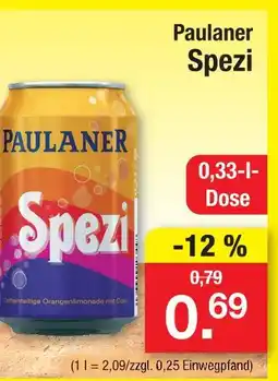 Zimmermann Paulaner spezi Angebot