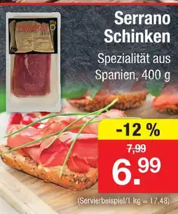 Zimmermann Serrano schinken Angebot