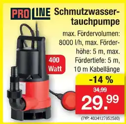 Zimmermann Pro line schmutzwassertauchpumpe Angebot
