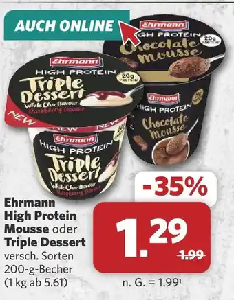 Combi Ehrmann high protein mousse Angebot