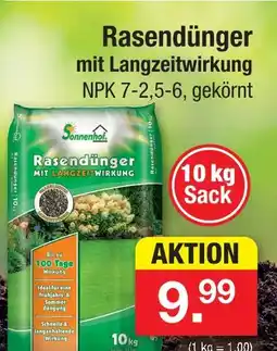 Zimmermann Sonnenhof rasendünger mit langzeitwirkung Angebot