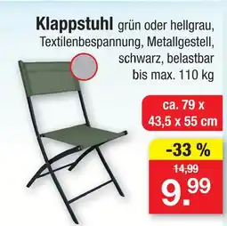 Zimmermann Klappstuhl Angebot