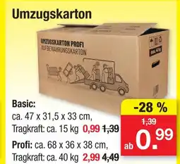 Zimmermann Umzugskarton basic Angebot