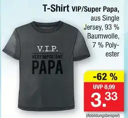 Zimmermann T-shirt vip/super papa Angebot