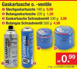Zimmermann Camping germany stechgaskartusche Angebot