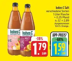 Edeka Hohes c saft Angebot
