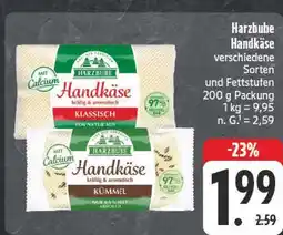 Edeka Harzbube handkäse klassisch Angebot