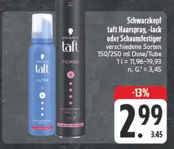 Edeka Schwarzkopf taft haarspray ultra Angebot