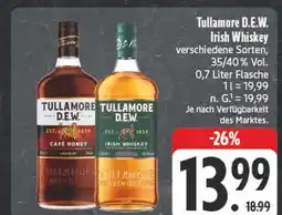 Edeka Tullamore d.e.w. irish whiskey cafe honey Angebot