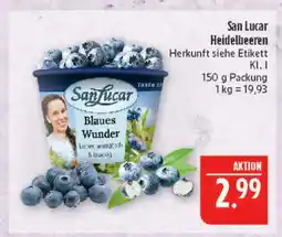 Marktkauf San lucar heidelbeeren Angebot
