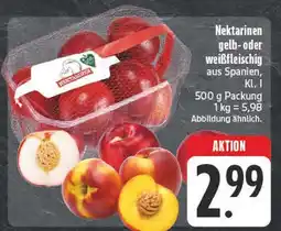 Edeka Nektarinen gelb- oder weißfleischig Angebot