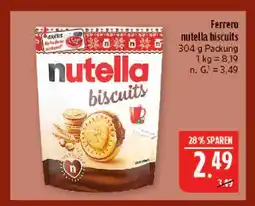 Marktkauf Ferrero nutella biscuits Angebot