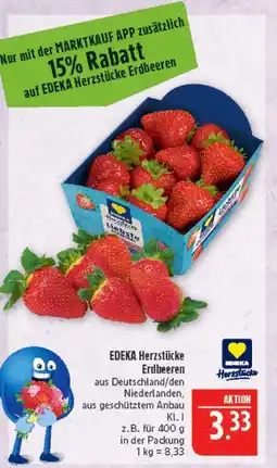 Marktkauf Edeka herzstücke erdbeeren Angebot
