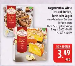 Marktkauf Coppenrath & wiese lust auf kuchen, torte oder vegan Angebot