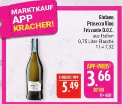 Marktkauf Giolano prosecco vino frizzante d.o.c Angebot