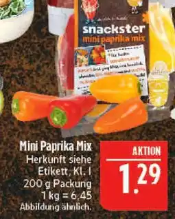 Marktkauf Snackster mini paprika mix Angebot