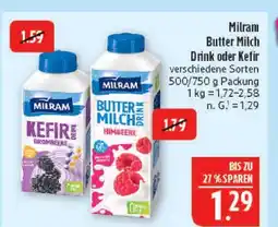 Marktkauf Milram butter milch drink brombeere Angebot