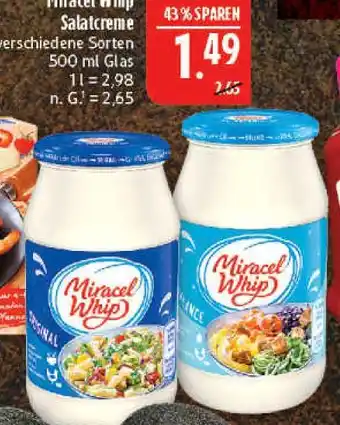 Marktkauf Miracel whip original Angebot