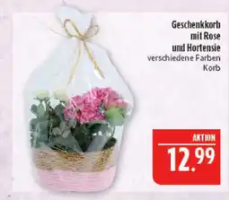 Marktkauf Geschenkkorb mit rose Angebot