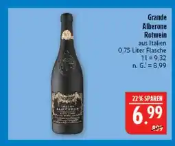 Marktkauf Grande alberone rotwein Angebot