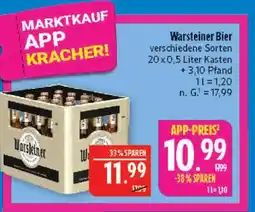 Marktkauf Warsteiner bier Angebot