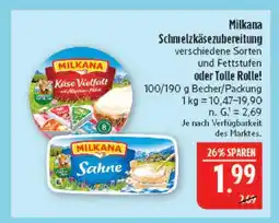 Marktkauf Milkana käse vielfalt Angebot